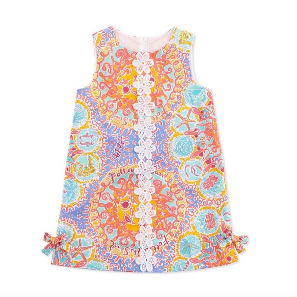 Lilly Pulitzer Other - Lilly Pulitzer Girls Little Lilly Classic Shift Dress Written In The Sun